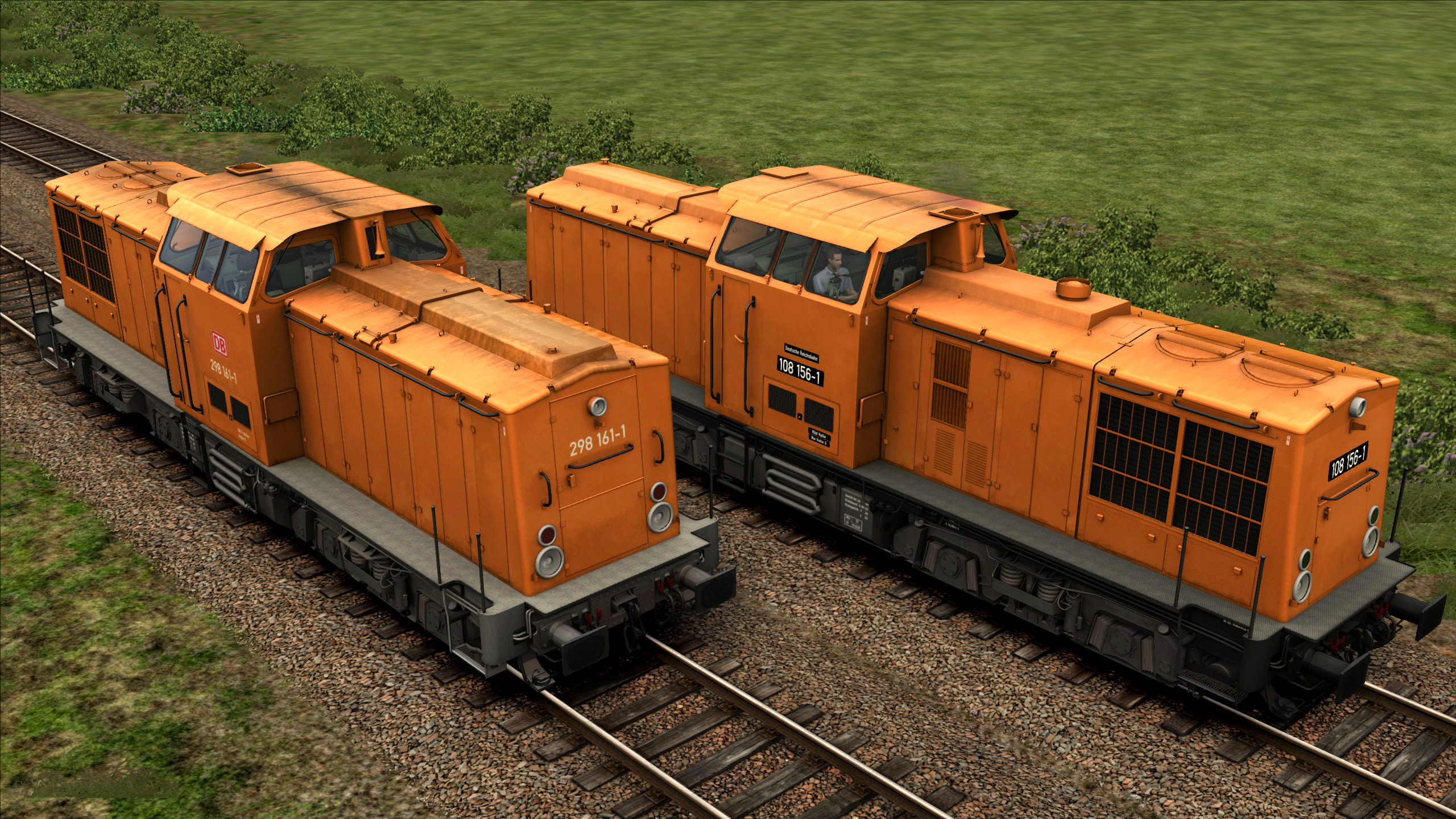 298 161-1 der DBAG und 108 156-1 der DR -  - Die deutsche Train  Simulator Community