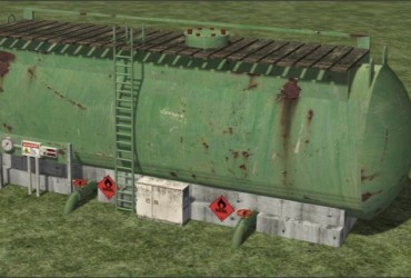 Kraftstoff -  Öltanks rostig version 3