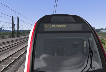 RABe 512 Zugzielanzeigen Westschweiz Alpha