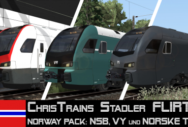 [EZY] CT Stadler FLIRT3 Norway Package