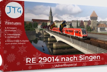 JTG – RE 29014 nach Singen - Gratisszenario 1. Advent 2021