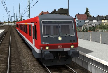 VT 628 634 "Neulack Verkehrsrot, LCD Anzeige, DB Regio Mitte"