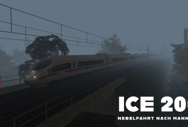 ICE 206 - Nebelfahrt nach Mannheim