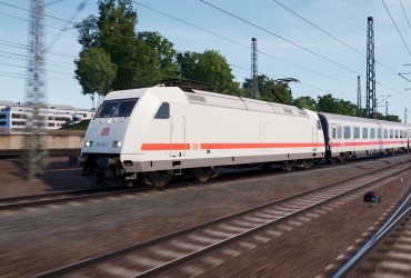 Br 101 013-1 Jubiläumslackierung 50 Jahre InterCity-Verkehr in Deutschland