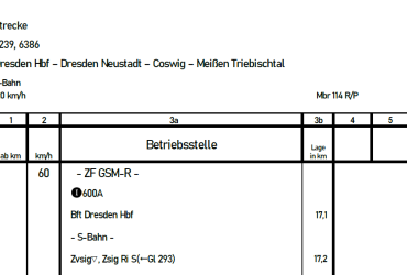 Buchfahrpläne für bahnstrecke Dresden - Leipzig