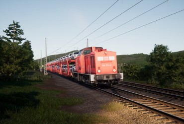 BR 204 auf der Spessart-Rampe