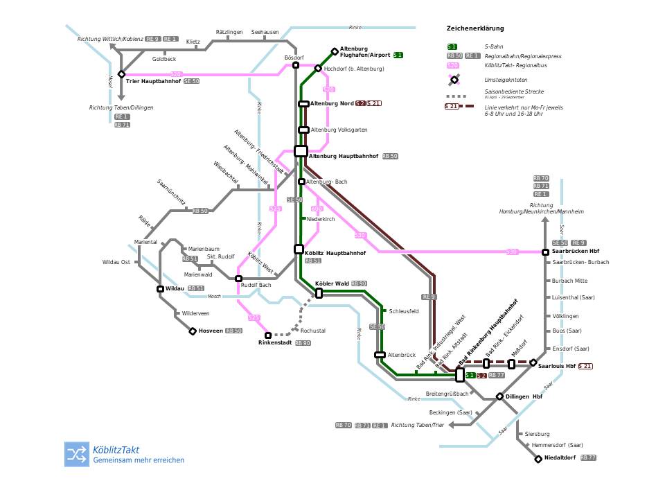 Fiktiver Netzplan für das Köblitzer Bergland - Strecken - Rail-Sim.de