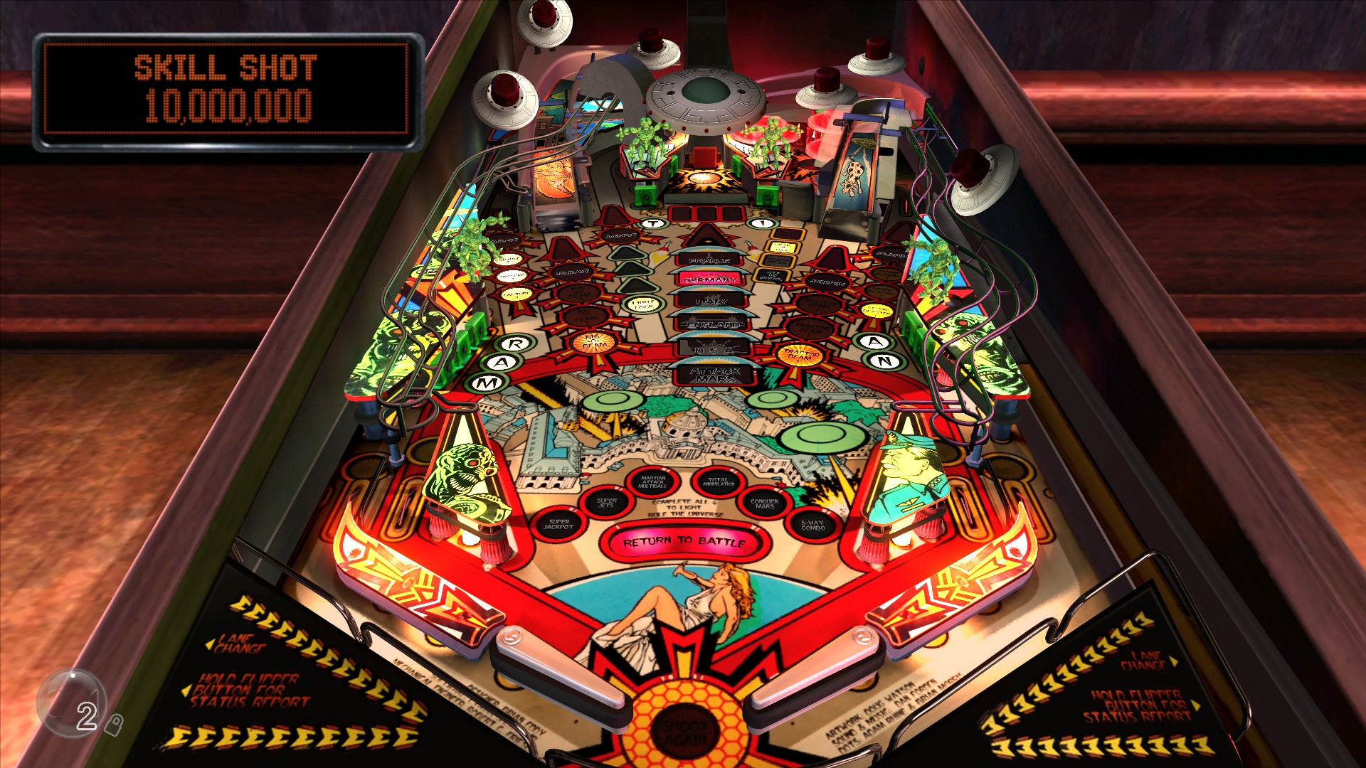 thumbnail image 2 of Pinball Flipper Button - 1-3/8" Shaft (Red) 2 of 13