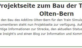 [B42 Rail] Projektseite: TSC Strecke Olten – Bern