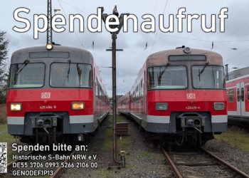 Rettet den 420 419 – Spendenaufruf zur Bewahrung eines historischen S-Bahn-Triebzugs