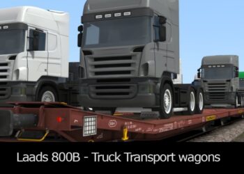 [RailTraction] Laads 800B Wagons – Truck Transport